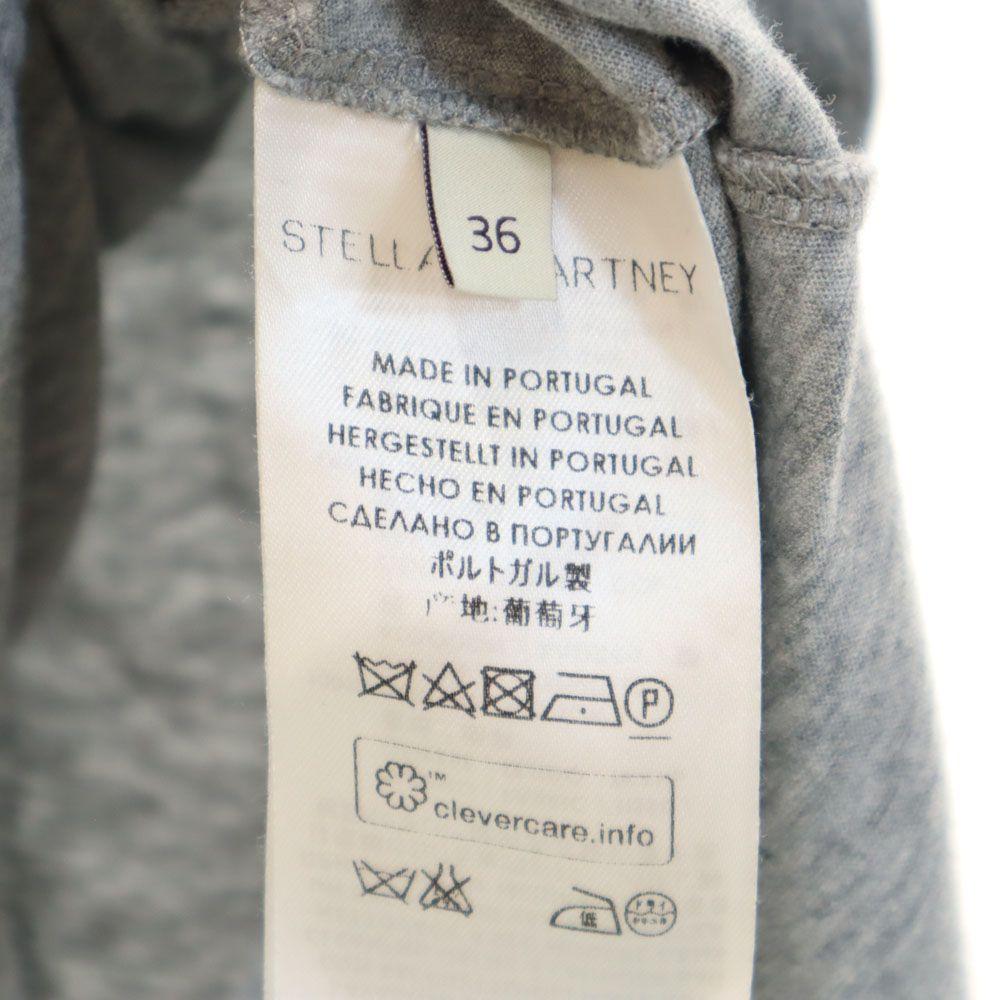 Stella Mccartney Short Sleeve With Lace T-shirt 36 Gray Women Used