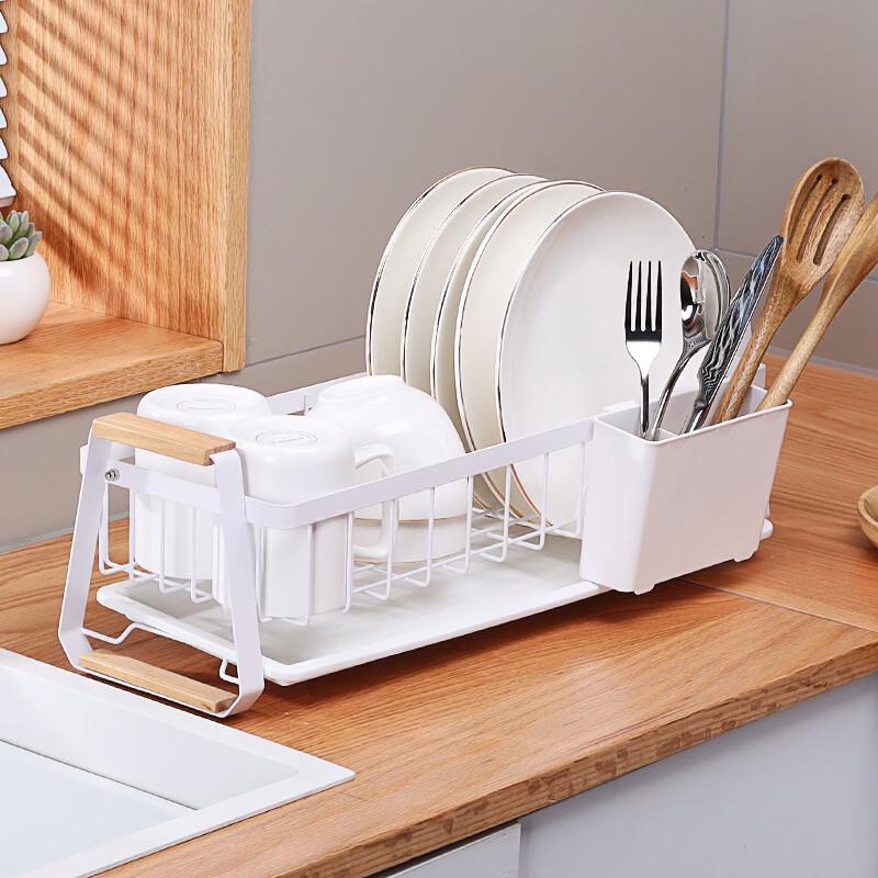 Wutuo Japanese Style Single Layer Dish Drying Rack