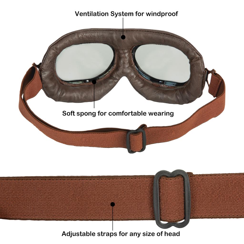 Motorrad Wintersport Reitbrille Schneemobil Motocross Rennbrille Staubdicht Anti-UV Brillen Dirt Bike Teile