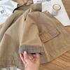 Kids Windbreaker Spring Autumn Fashion Korean Casual Baggy Simple Style