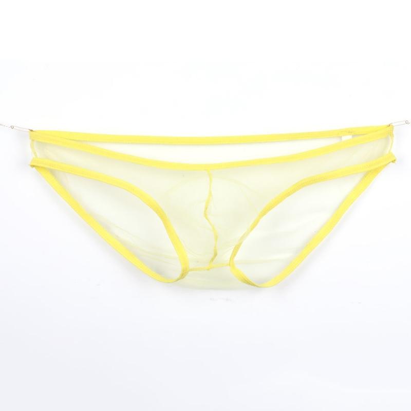 Sissy Herren Sheer Durchsichtig Bikini Slips Unterwäsche String G-String Unterhosen