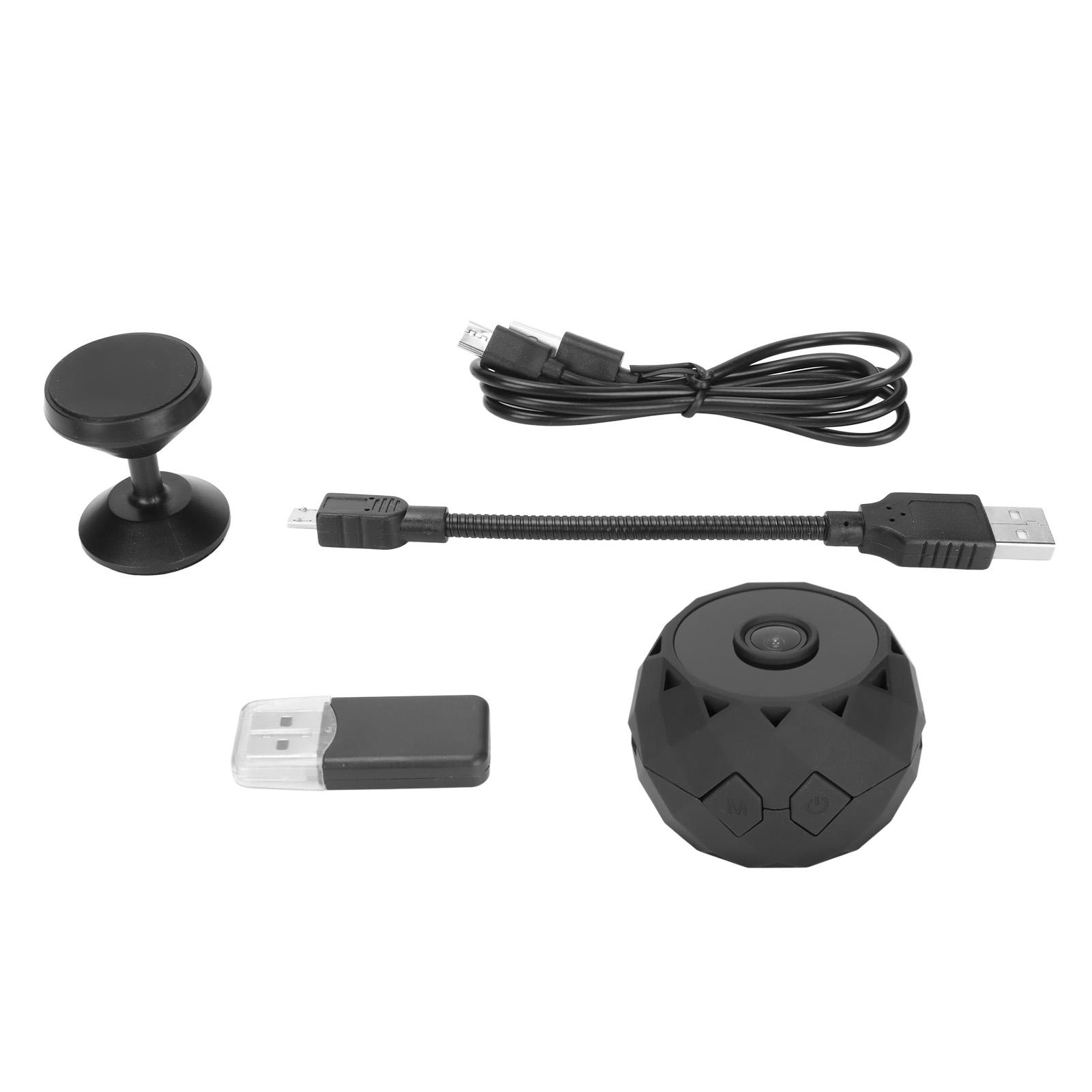 

Wireless Mini WiFi Camera 1080P HD 120 Degree Wide Angles Infrared Night Vision Home Security