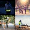 Outdoor Sports Pet Waist Pack Leash Reflective Elastic Bungee Anti-pull Running Rope Soft Durable Dog Leash