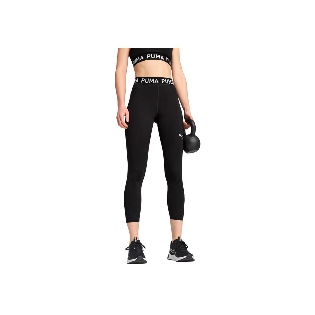 Puma Strong Dry Cell Comfortable Tight Dry Breathable Sports Long Pants Women bottoms Black 526000-01