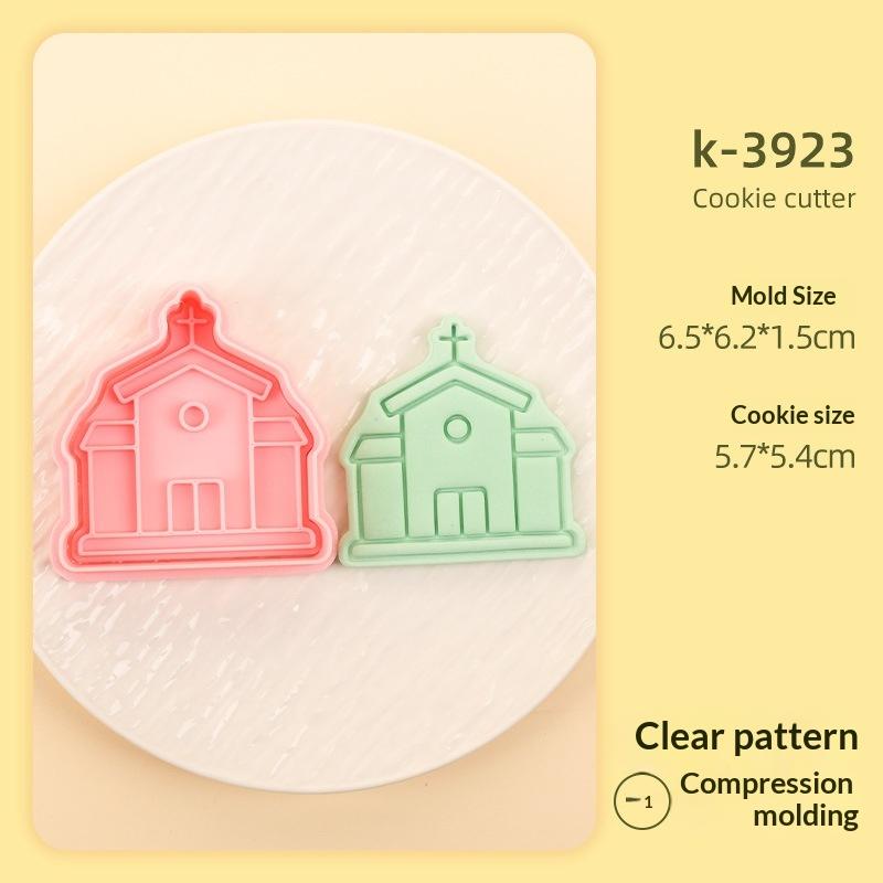 1/4Pcs 3D Valentine s Day Wedding Cookie Cutters Biscuit Mold Cookie Mould Stamp Party Decor Baking Tools