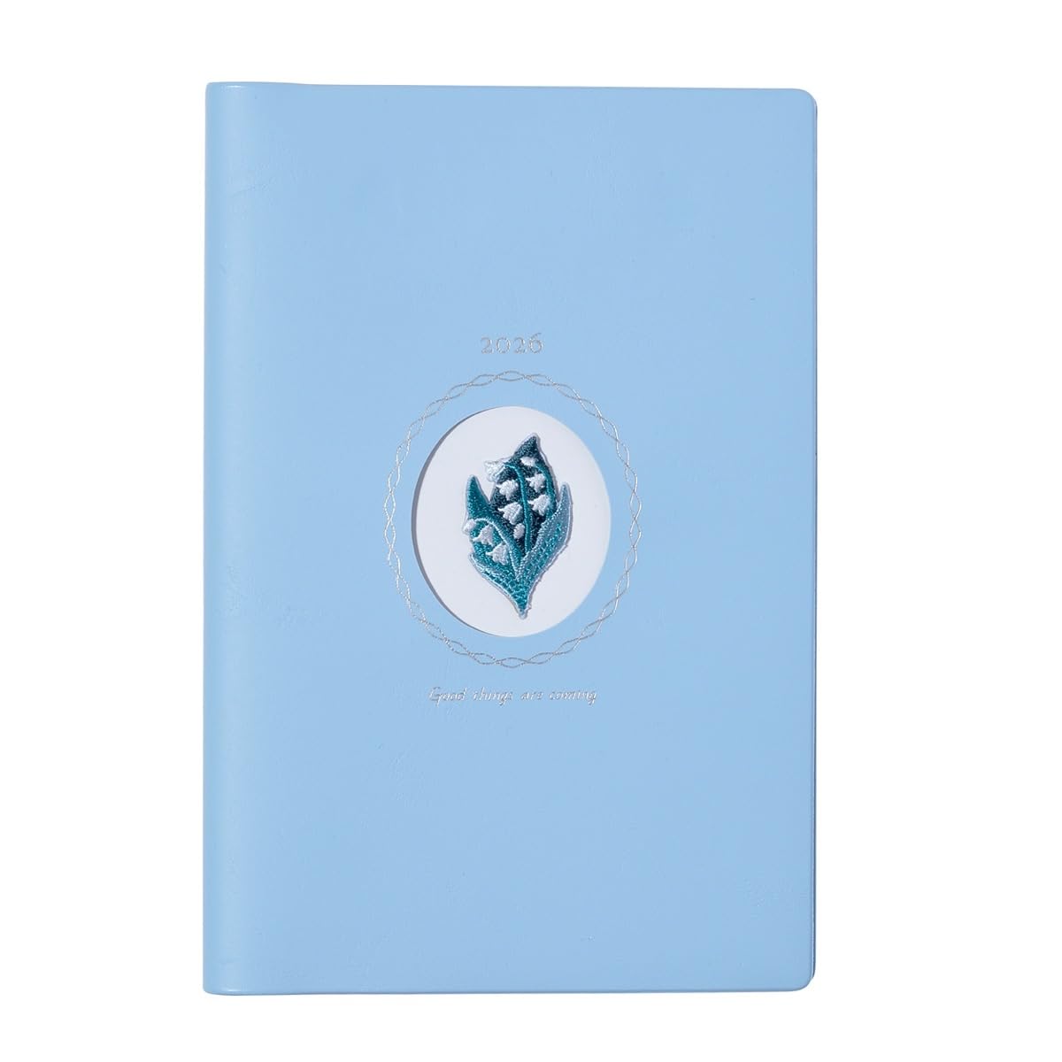 

2026 Weekly Starting December B6 Lily of the Planner, Schedule, 2025, Left, Size, Single-Point Embroidery, Valley, Marks, 26WDR-CH05-BL