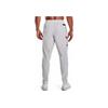 Under Armour Slim Fit Straight Leg Adjustable Inner Drawstring Sports Pants Men Bottoms Gray 1352026-014