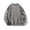 Men's Warm Autumn Coral Fleece Sweatshirt, Heavyweight Round Neck, Long Sleeve, Plus Velvet Thickness.