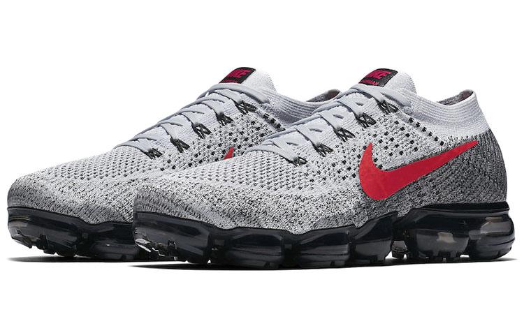 Nike Air VaporMax Platin Rot Schwarz 849558-020
