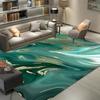 Ink Splashed Gold Oil Painting Abstract Carpets Washable Without Fading Large Area Floor Mat for Living Room Bedroom Decor