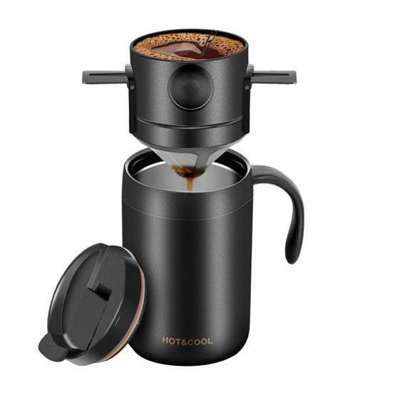 Foldable Portable Coffee Filter Coffee Maker Stainless Steel Drip Coffee Tea Holder Reusable Paperless Pour Over Coffee Dripper