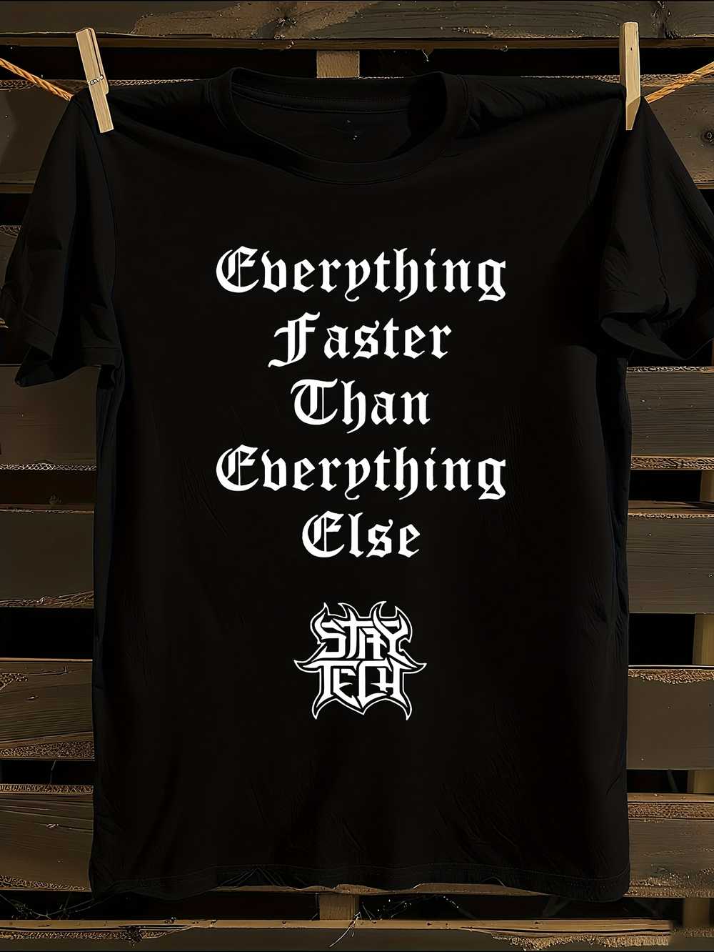 Archspire  s  Everything Faster  Gothic Logo T-Shirt L