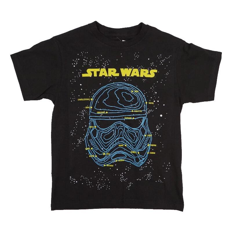 Starwars Boys Youth T Shirt Ep9 Map T Shirt S