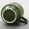 Hamato Hasami Ware Wayama Kiln Relief Army 280ml Mug, Green, 404450,
