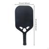 Carbon Fiber Paddle Racket Piece Design AntiSlip Grip Sports Gear for Beginners,