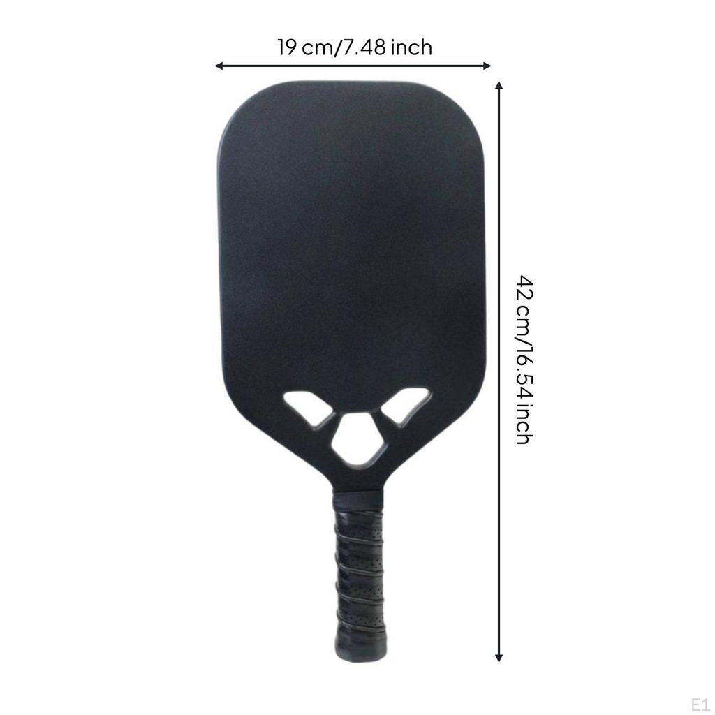 Carbon Fiber Paddle Racket Piece Design AntiSlip Grip Sports Gear for Beginners,