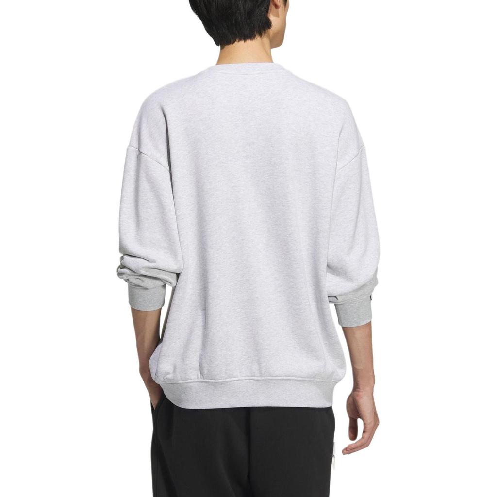 Adidas FRENCH TERRY CREW SWEATSHIRT Unisex Light Heather Gray JM9110