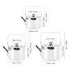 Stainless Steel Water Kettle Teapot With Infuser Filter Whistling Kettle Tea Coffee Tools Home Office Jug For All Stovetop