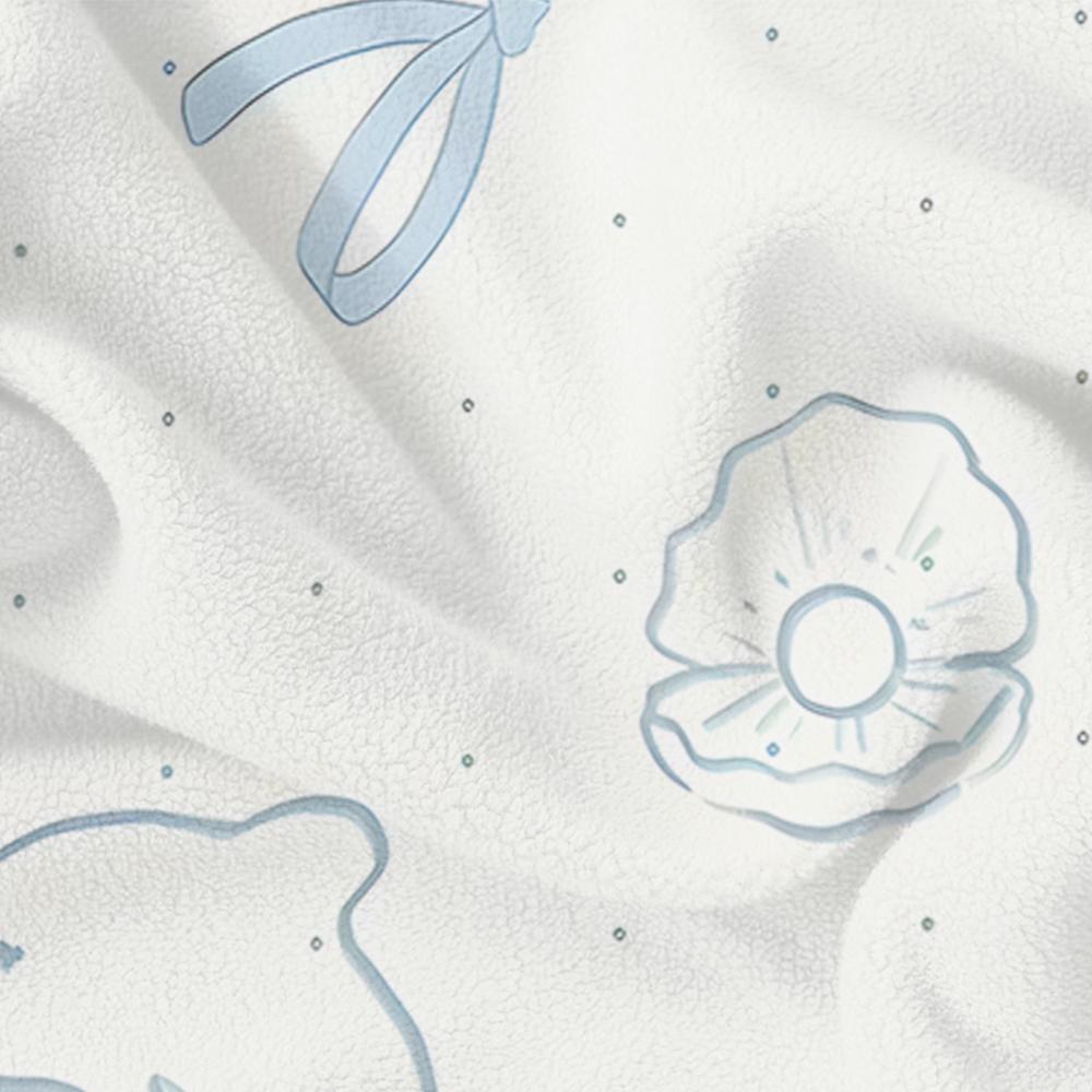 Weiche Korallenstern Anime Cartoon Flanelldecke Weiche Warme Überwurfdecke für Schlafzimmer Sofa Auto Kinder Urlaubsgeschenk