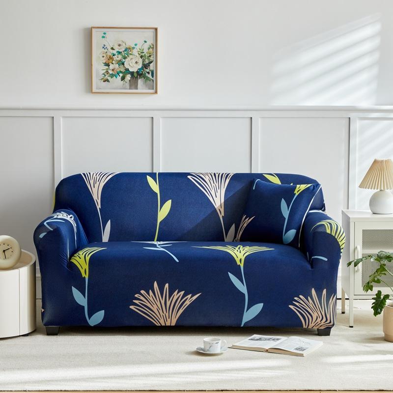 Anti Slip and Dust Proof Fabric Sofa Cover Cloth Ins Wind Elastic Sofa Cover Sofa Towel All Inclusive for All Seasons