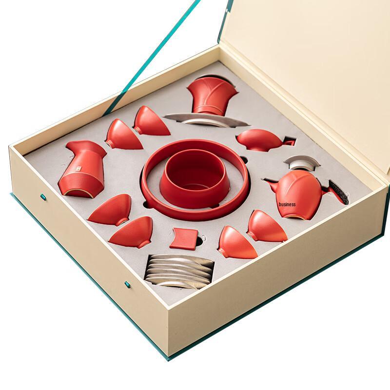 

Tao Ding Xuan 18-Piece Light Luxury Ceramic Tea Set