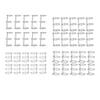 10Pcs 3 Ring Metal Loose Leaf Binders Stainless Steel Book Rings Po Album Binding Spines For Notebook Travel Diary