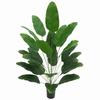 Material Plástico Plantas Artificiais Tamanho Grande Plantas Falsas Folha de Bananeira Artificial Decoração de Festa