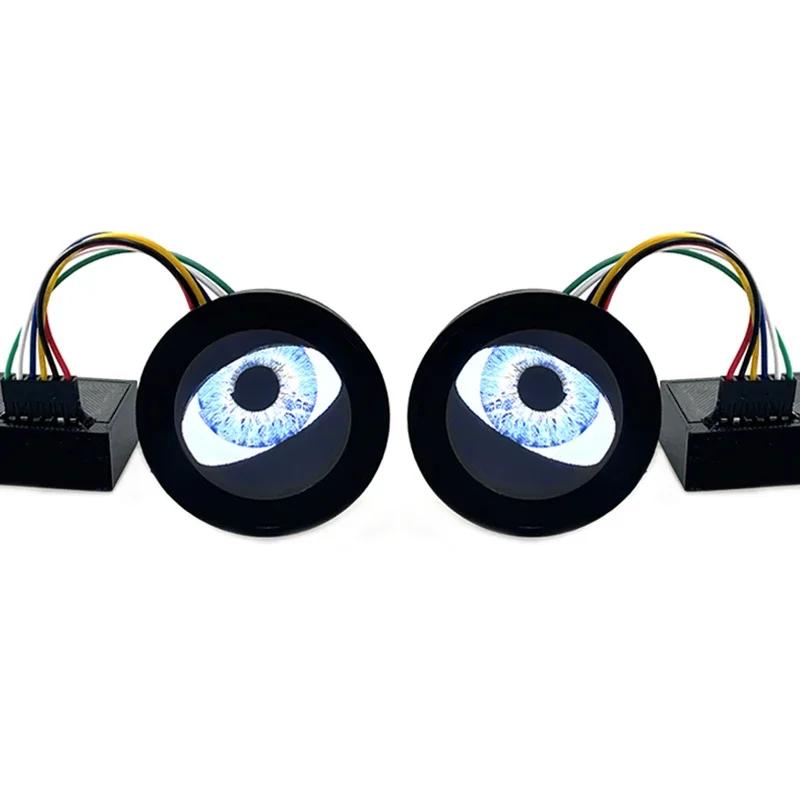 1 Pair New Type 12V LED Red/Green/Ice Blue 4 Model Devil Eyes Light Car Headlight Special Amosphere Light WiFi Control Kit Acc
