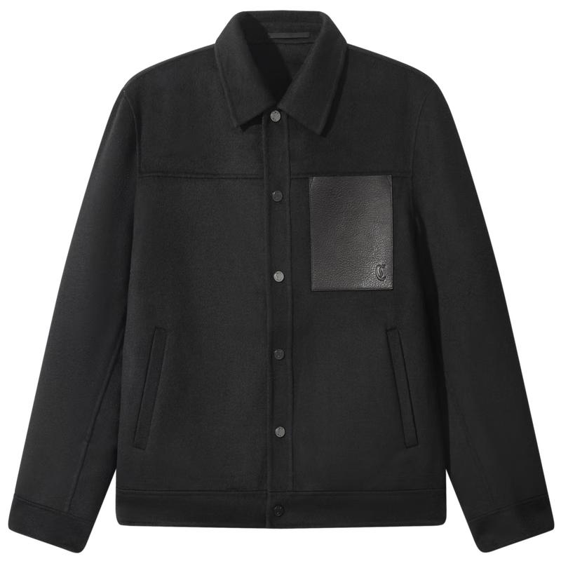 

CABBEEN Men s Double-Sided Wool Blend Winter Jacket XL