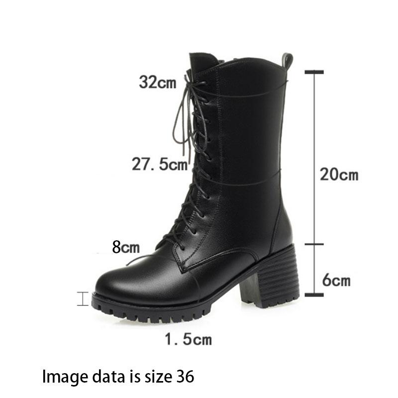 Fashion AIYUQI 2025 New Women's Snow Boots Non-slip Work Boots Women Large Size Winter Warm Motorcycle Boots Girls Ankle Boots