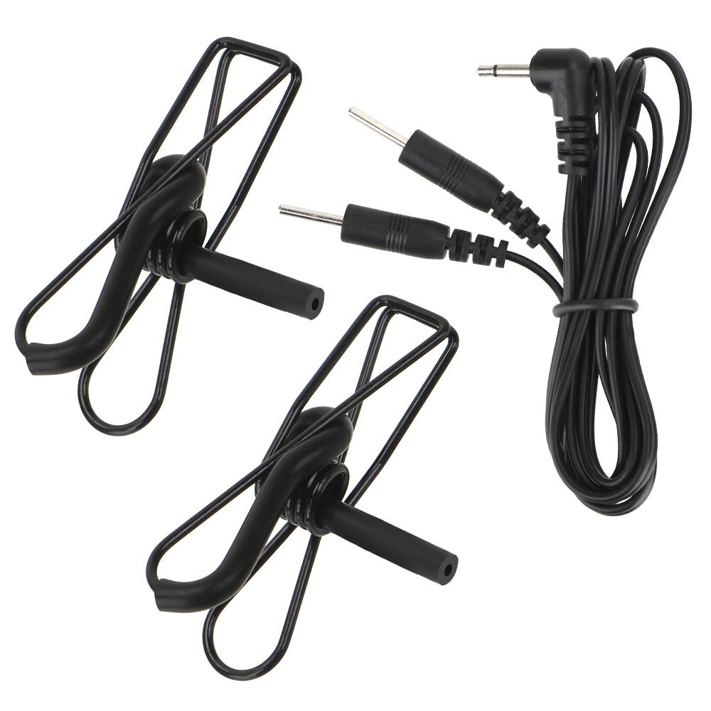 Electro Breast Massager Nipple Clips Nipple Clamps Electric Shock Sex Toys for Women Sex Tools For Couples