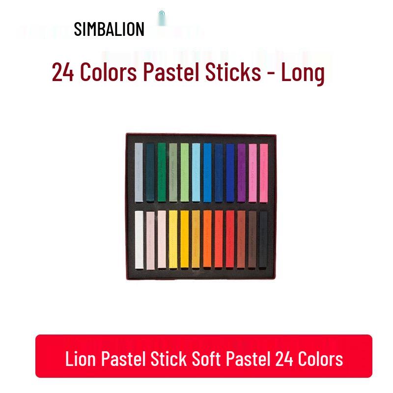 Lion Soft Pastels: Chalk Color Sticks for Drawing, Makeup, and Sketching - Blackboard Crayons.