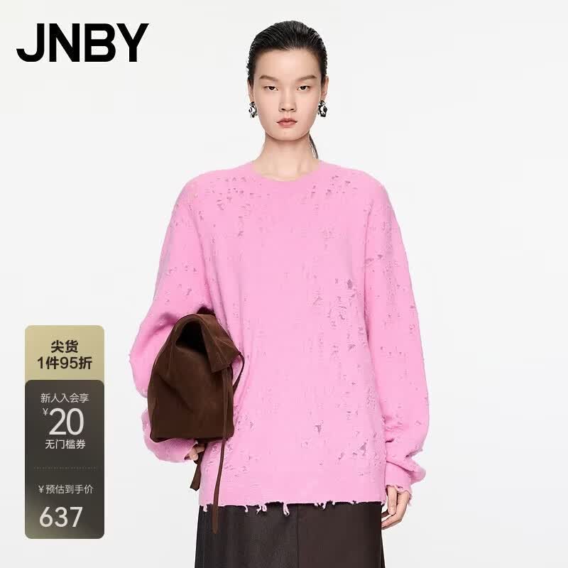 JNBY Women s Yak Wool Blend Knit Sweater XS
