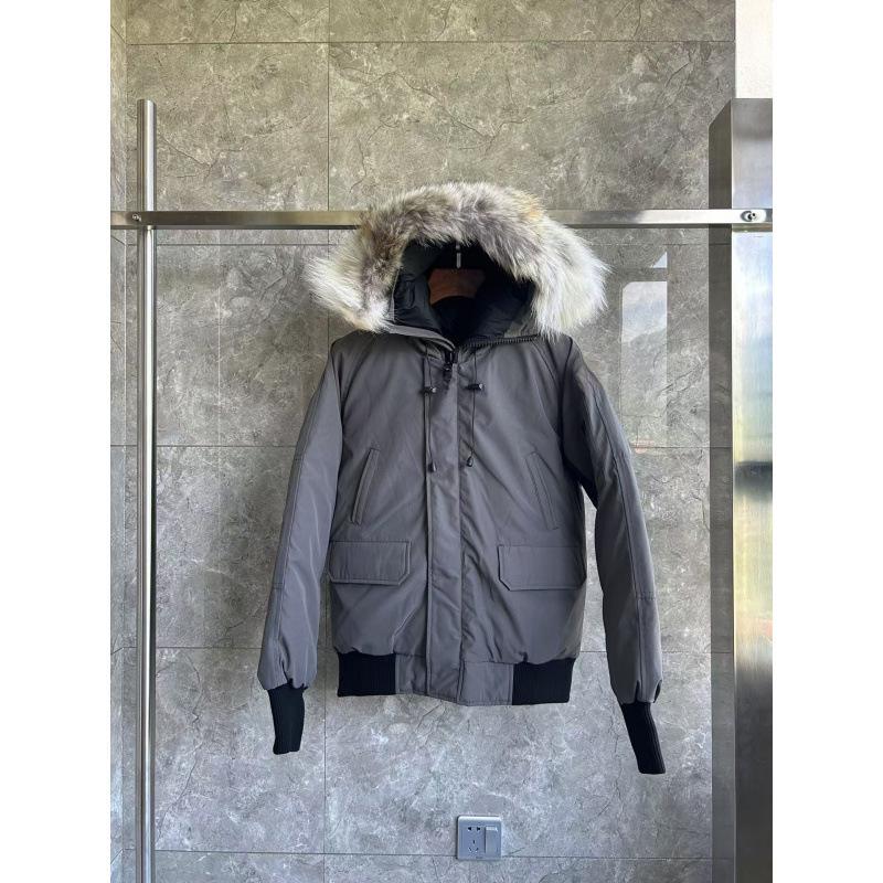 Canada Chilliwack Goose Down Jacket Men's and Women's Real Wolf Hair Jacket