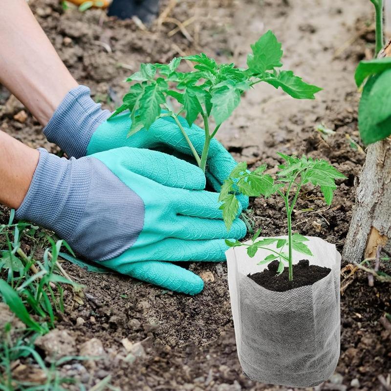 Degradable Non-woven Plants Nursery Bag for Flower Fruit Vegetable Sapling Seed Bags Growing Pots Planting Pouches Garden Tools