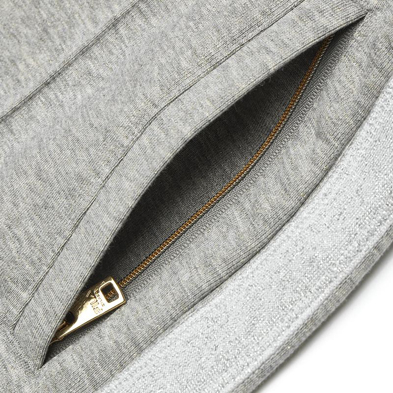 New FILA MILANO Italian Luxury Sports Collection Knitted Sweatpants Women's Fresh Heather Gray F11W445601FMG