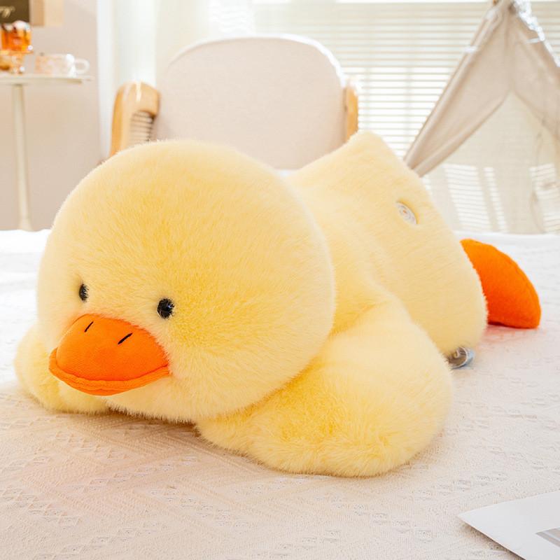 

Плюшевая утка из коротковорсового материала для детей и коллекционеров 30cm