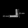 10 Pcs Hose Equal Transparent Acrylic Connectors Tee/Cross/Elbow/Y Shaped Air Tubing Connectors Aquarium Pipe Accessories