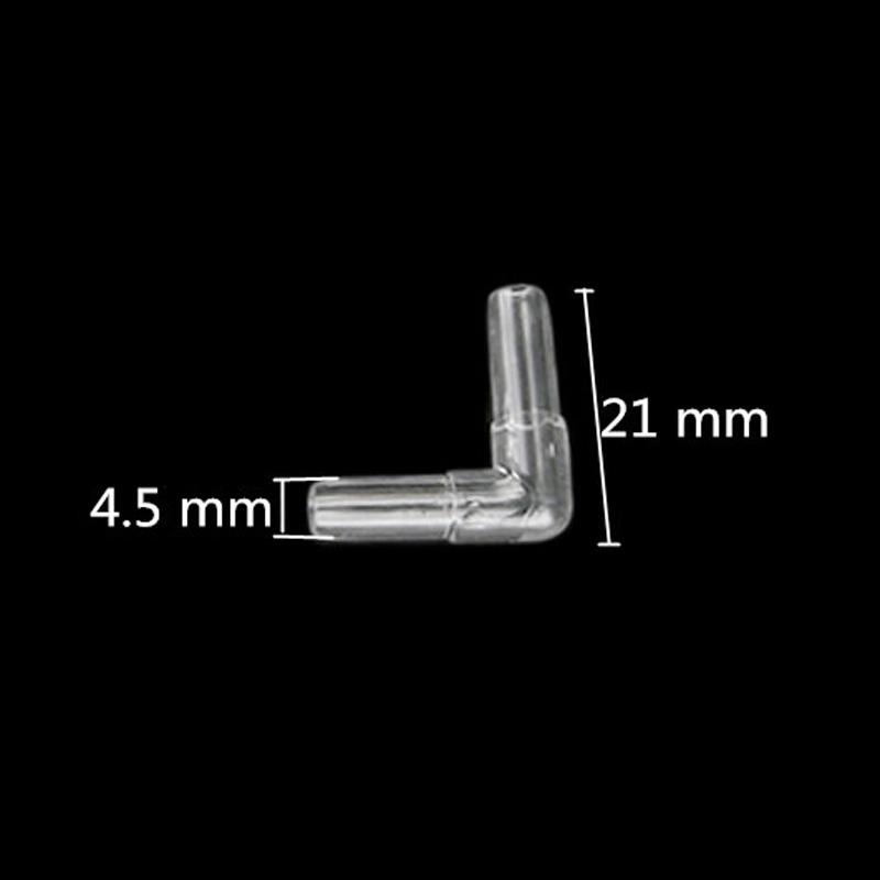 10 Pcs Hose Equal Transparent Acrylic Connectors Tee/Cross/Elbow/Y Shaped Air Tubing Connectors Aquarium Pipe Accessories