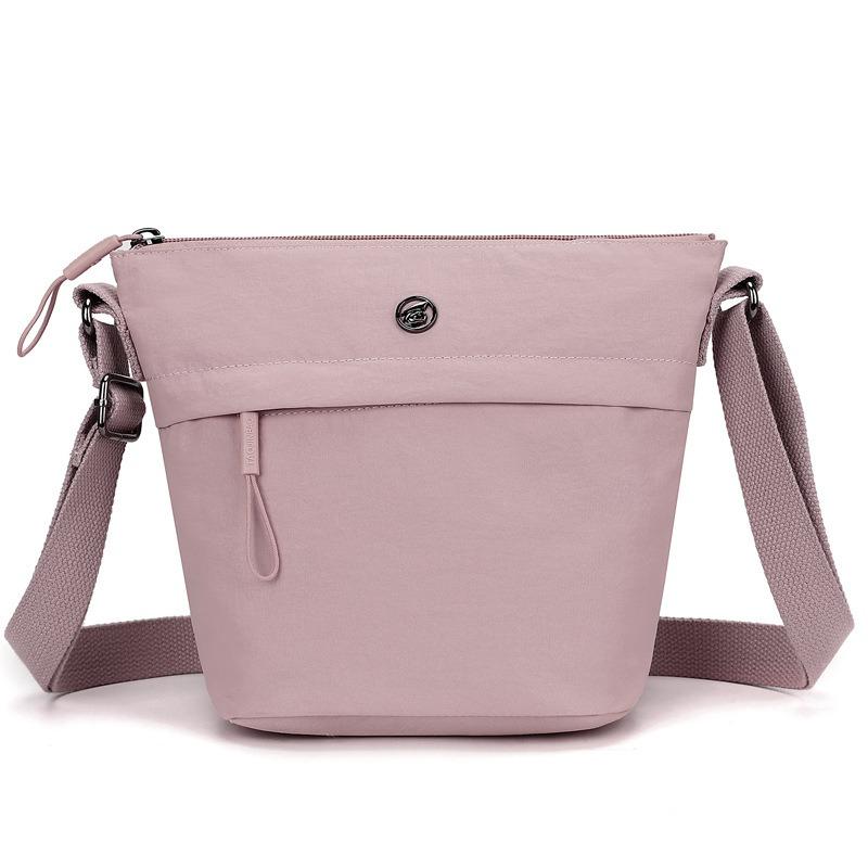 Mobile phone bag women's messenger bag simple and high-end sense niche fashion versatile new nylon bucket bag shoulder women's bag