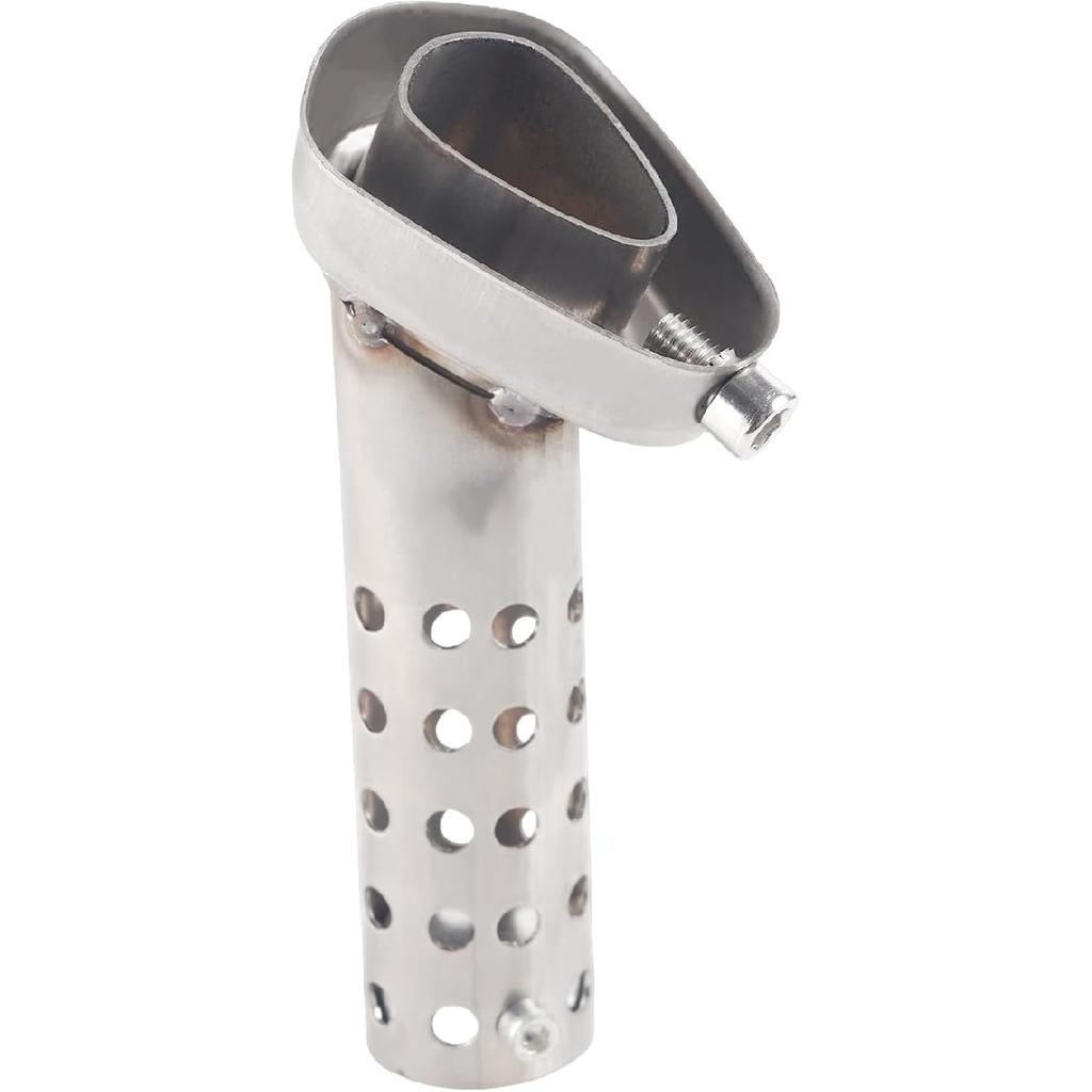 Larcele 40mm Universal Motorcycle Exhaust Silencer XSQ-01 | Motorcycle Exhaust Muffler Inserts, Exhaust Muffler Assembly Turbo Sound Muffler for