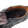 Men Soft Walking Shoes Summer Male Black Leather Shoes Large Size Fashion Casual Leather Sneakers Winter Warm Fur Shoes