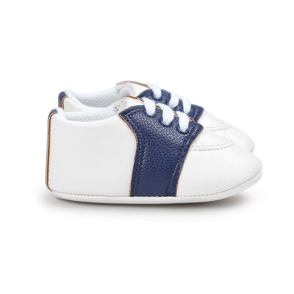 

MYGGPP Белая обувь Детская детская обувь на мягкой подошве Мокасины Детская обувь Обувь для малышей 13cm темно-синий