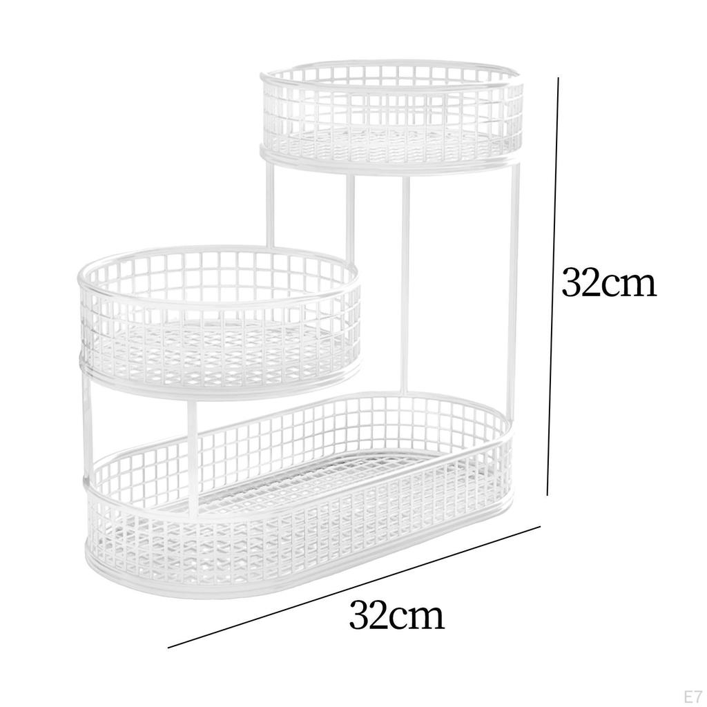 Obstkorb für die Arbeitsplatte, Servierschüssel, Tablett, mehrstufiger Party-Obstständer für die Arbeitsplatte