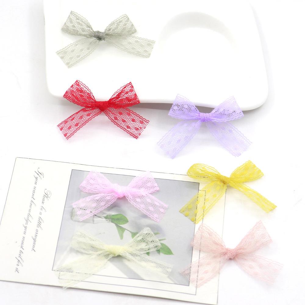 Lace Lace Bow Pantyhose Shoes And Hats Children'S Hair Accessories Clothing Accessories Hand Tie Bows