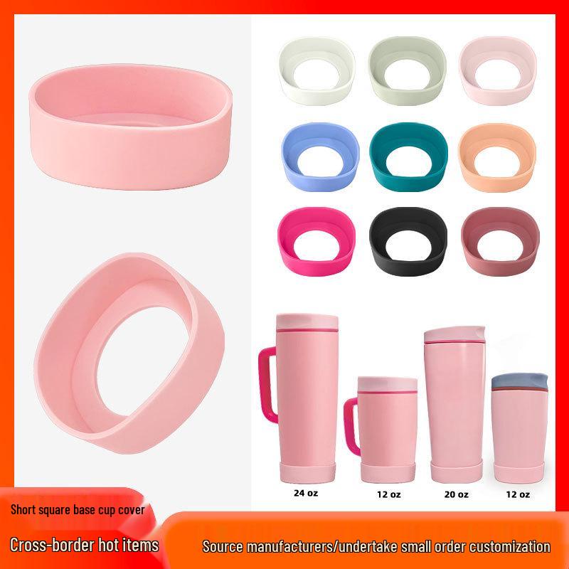 Owala Sports Water Bottle Silicone Anti-Fall Sleeve (12oz/20oz) - Solid Color Protective Cover