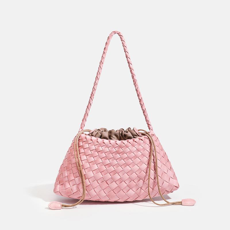 Handwoven Dumpling Bag Women'S New Niche Design Armpit Bag Shoulder Handbag Vegetable Basket Bag Tide