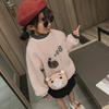 Adorable Cartoon Mini Shoulder Bag For Toddlers Cute Animal Print Pu Leather