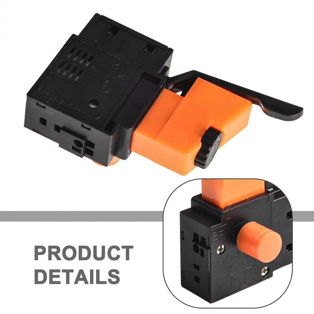 220V 6A Trigger Switches Accessories Plastic Metal