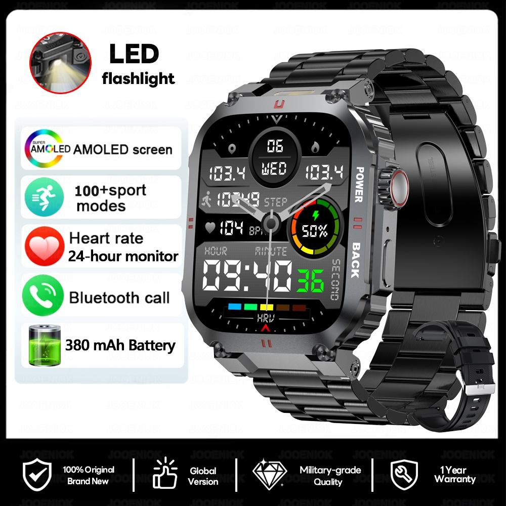 New Deeply Water Resistant SmartWatch Men Heart Rate Sleep Monitoring Reminder feature 100+ Sports Modes Smart Watch Men